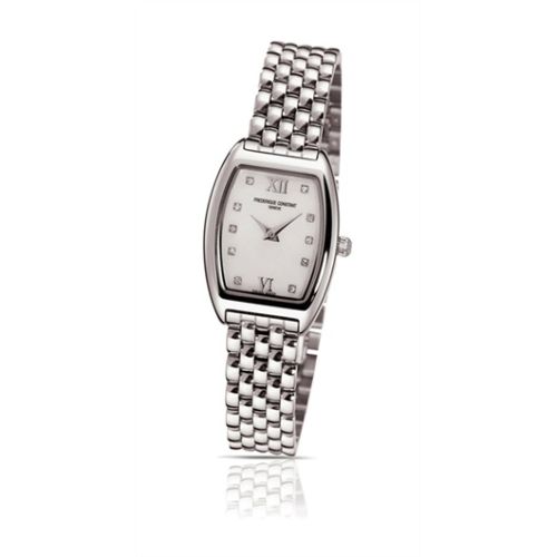 Frederique Constant Art Deco Tonneau Paslanmaz Çelik / MOP / Bilezik, referans FC-200MPWD1T26B