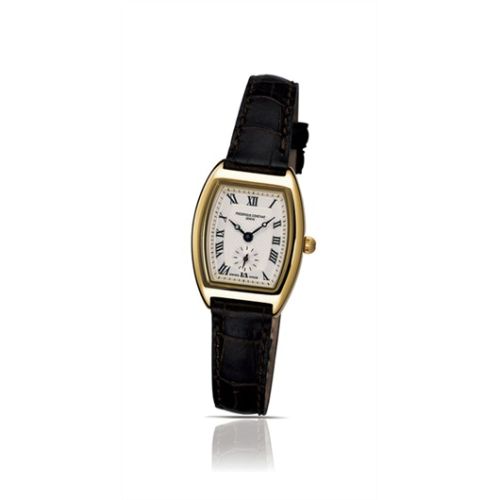 Frederique Constant Art Deco Tonneau Small Second Sarı Altın / Gümüş, referans FC235M1T25
