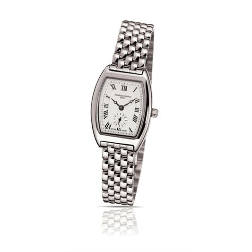 Art Deco Tonneau Small Second Paslanmaz Çelik / Gümüş / Bilezik
