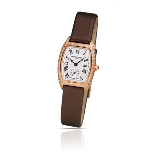 Frederique Constant Art Deco Tonneau Small Second Sarı Altın - Elmas / Gümüş, referans FC235M1TPV24