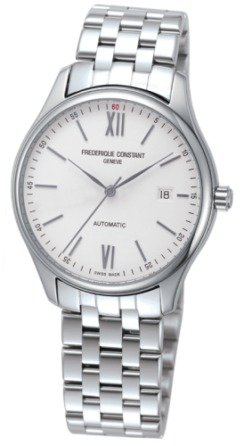 Frederique Constant Index Automatic Paslanmaz Çelik / Gümüş / Bilezik 40mm, referans FC-303WN5B6B