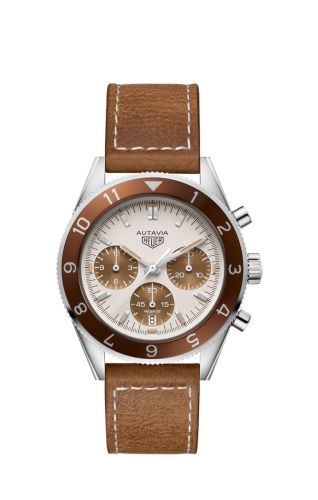 TAG Heuer Autavia Heuer 02 Paslanmaz Çelik / Tropical  Panda / Kayış / UAE Edition, referans CBE2113.FC8226