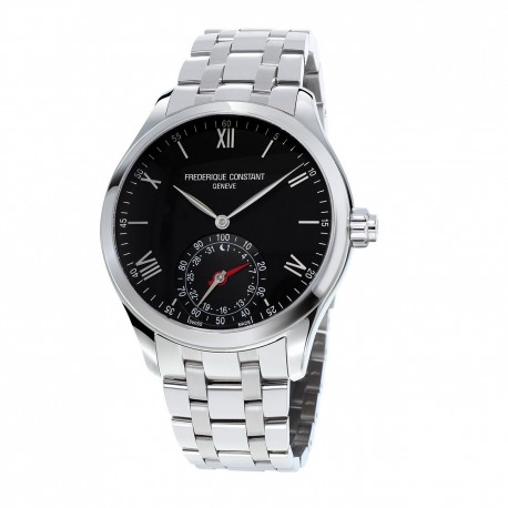 Frederique Constant Horological Smartwatch Siyah Dial / Bilezik, referans FC-285B5B6B