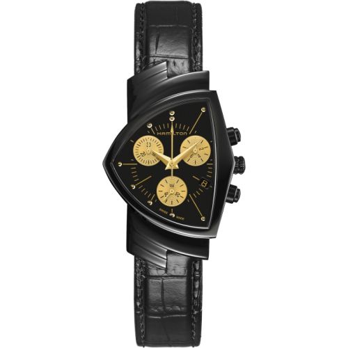 Ventura Chrono Quartz 32.3 Siyah & Altın