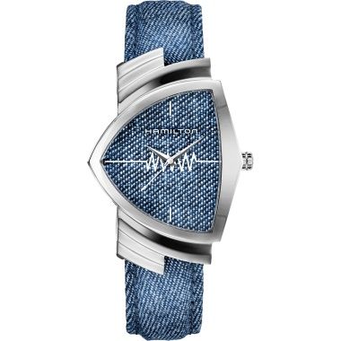 Ventura Gents Paslanmaz Çelik / Mavi Jeans