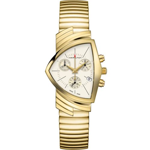 Ventura Chrono Quartz 32.3 Sarı Altın / Gümüş / Bilezik