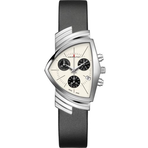 Ventura Chrono Quartz 32.3 Paslanmaz Çelik / Panda / Bilezik