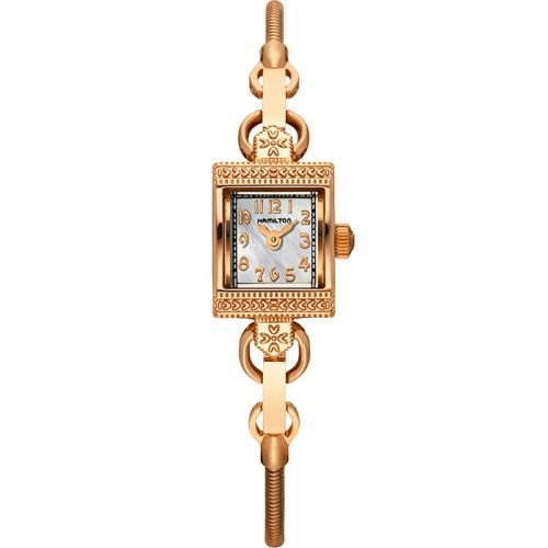 Lady Hamilton Vintage Quartz Red Gold / MOP