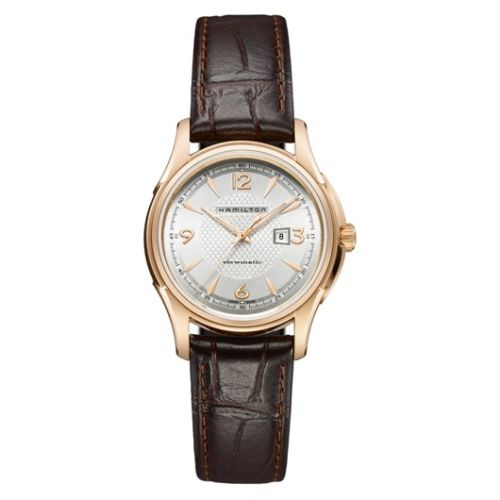 Jazzmaster Viewmatic 34mm Gümüş Dial PVD Altın