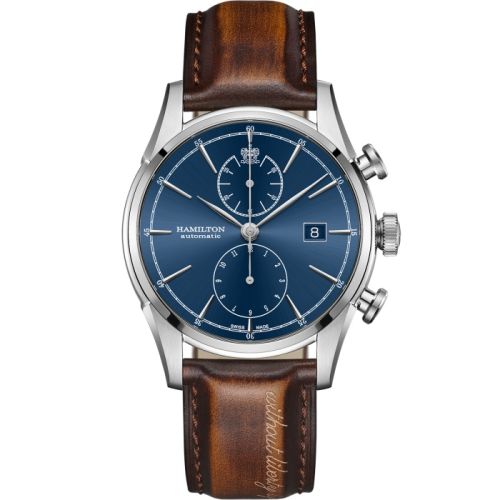 Hamilton Spirity of Liberty Auto Chrono Paslanmaz Çelik / Mavi, referans H32416541