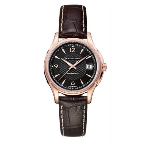 Hamilton Jazzmaster Viewmatic 37mm Black Dial PVD Gold, reference H32445585
