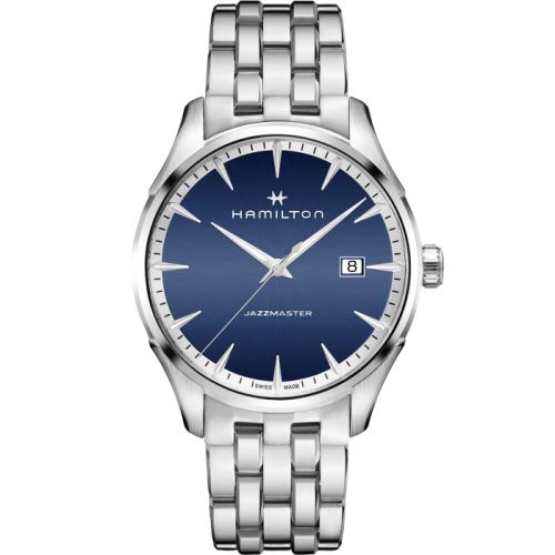 Hamilton Jazzmaster Quartz Stainless Steel / Blue 40mm, reference H32451141
