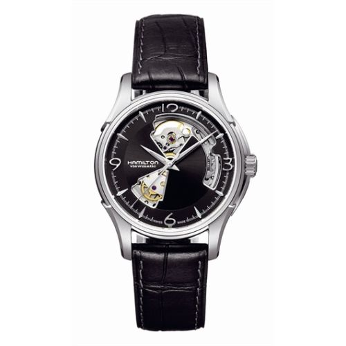 Hamilton Jazzmaster Open Heart 40mm Black Dial, reference H32565735