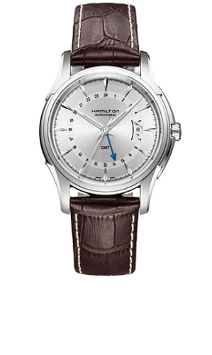 Hamilton Jazzmaster Traveler GMT 42mm Silver Dial, reference H32585551