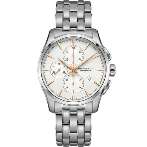 Hamilton Jazzmaster Auto Chrono 42 Paslanmaz Çelik / Gümüş / Bilezik, referans H32586111