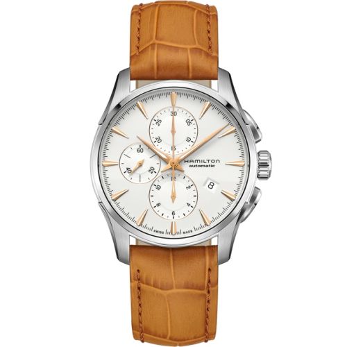 Hamilton Jazzmaster Auto Chrono 42 Paslanmaz Çelik / Gümüş, referans H32586511