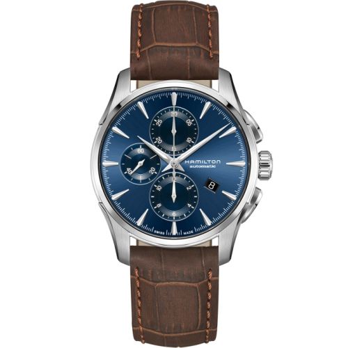 Hamilton Jazzmaster Auto Chrono 42 Paslanmaz Çelik / Mavi, referans H32586541