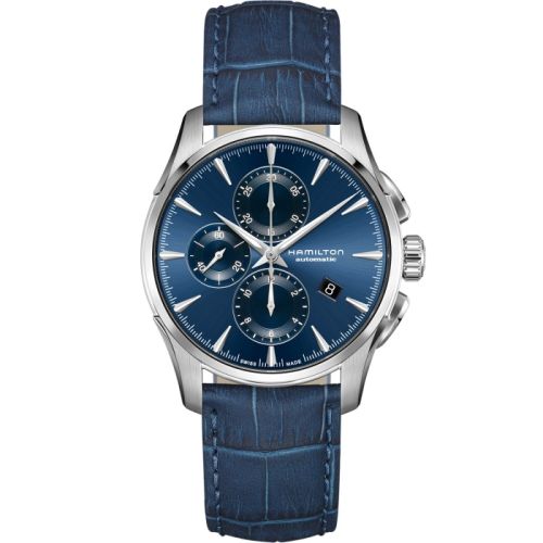 Hamilton Jazzmaster Auto Chrono 42 Paslanmaz Çelik / Mavi, referans H32586641