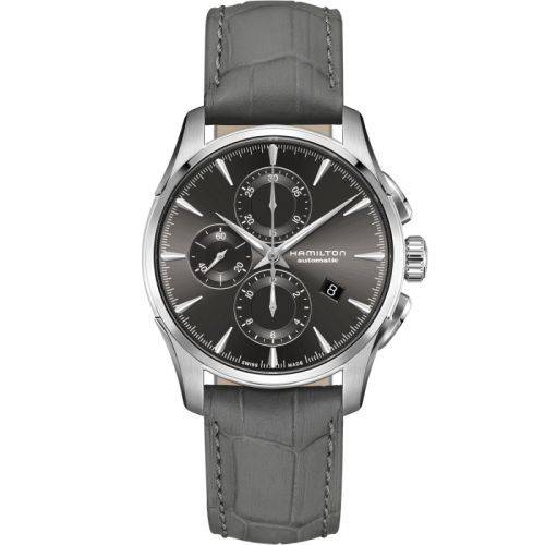 Hamilton Jazzmaster Auto Chrono 42 Paslanmaz Çelik / Gri, referans H32586881