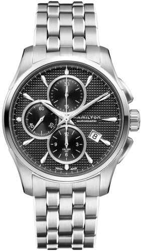 Hamilton Jazzmaster Automatic Chronograph 42 Paslanmaz Çelik / Siyah / Bilezik, referans H32596131