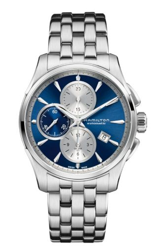 Hamilton Jazzmaster Automatic Chronograph 42 Paslanmaz Çelik / Mavi / Bilezik, referans H32596141