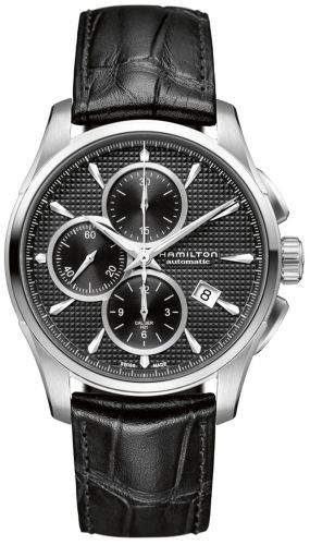 Hamilton Jazzmaster Automatic Chronograph 42 Paslanmaz Çelik / Siyah, referans H32596731