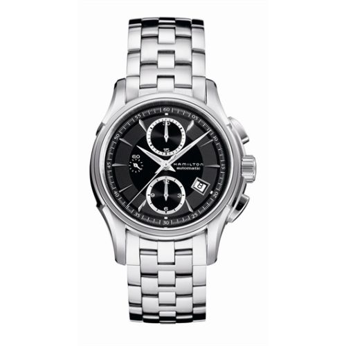 Hamilton Jazzmaster Automatic Chronograph 42 Paslanmaz Çelik / Siyah / Bilezik, referans H32616133