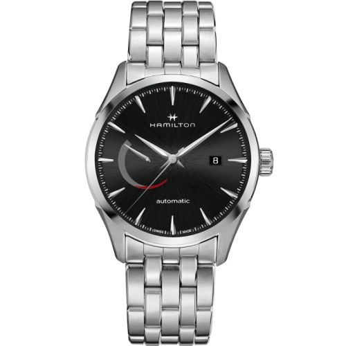 Hamilton Jazzmaster Power Reserve Auto 42 Paslanmaz Çelik / Siyah / Bilezik, referans H32635131