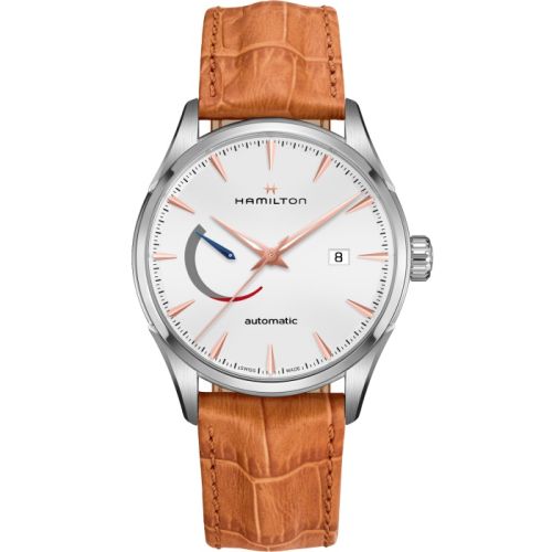 Hamilton Jazzmaster Power Reserve Auto 42 Paslanmaz Çelik / Beyaz, referans H32635511