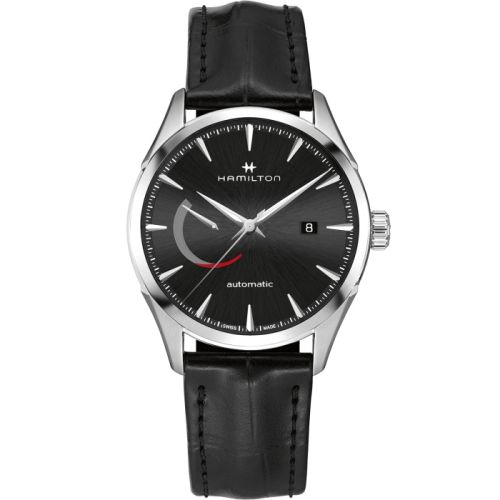 Hamilton Jazzmaster Power Reserve Auto 42 Paslanmaz Çelik / Siyah, referans H32635731