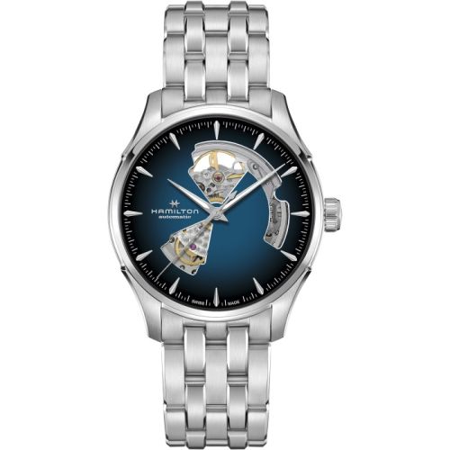 Hamilton Jazzmaster Open Heart 40 Stainless Steel / Blue Gradient / Bracelet, reference H32675140