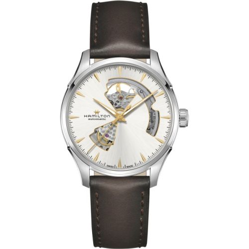 Hamilton Jazzmaster Open Heart 40 Paslanmaz Çelik / Gümüş, referans H32675551