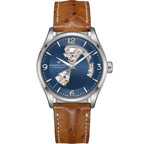 Hamilton Jazzmaster Open Heart 42 Paslanmaz Çelik / Mavi, referans H32705041