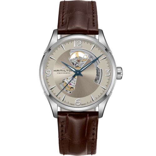 Hamilton Jazzmaster Open Heart 42 Paslanmaz Çelik / Salmon, referans H32705521