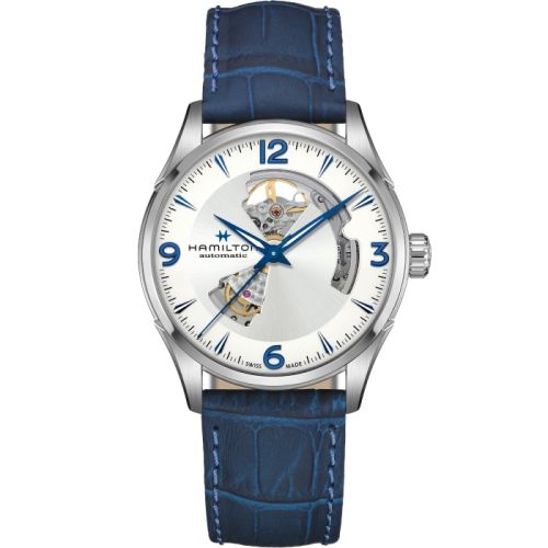 Hamilton Jazzmaster Open Heart 42 Paslanmaz Çelik / Gümüş, referans H32705651