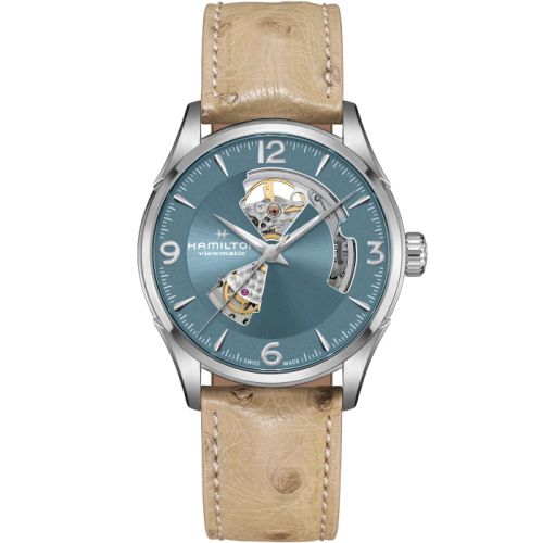 Hamilton Jazzmaster Open Heart 42 Paslanmaz Çelik / Mavi, referans H32705842