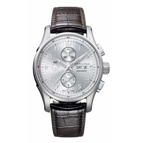 Hamilton Jazzmaster Maestro Chrono Automatic 45mm Gümüş Dial, referans H32716859