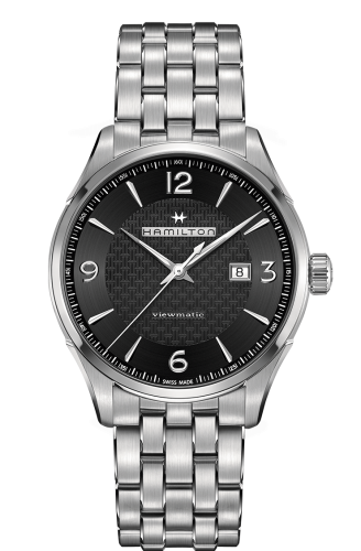 Hamilton Jazzmaster Viewmatic Auto 44 Paslanmaz Çelik / Siyah / Bilezik, referans H32755131
