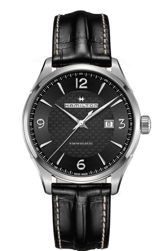 Hamilton Jazzmaster Viewmatic Auto 44 Paslanmaz Çelik / Siyah, referans H32755731
