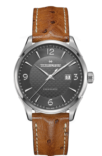 Hamilton Jazzmaster Viewmatic Auto 44 Paslanmaz Çelik / Gri, referans H32755851