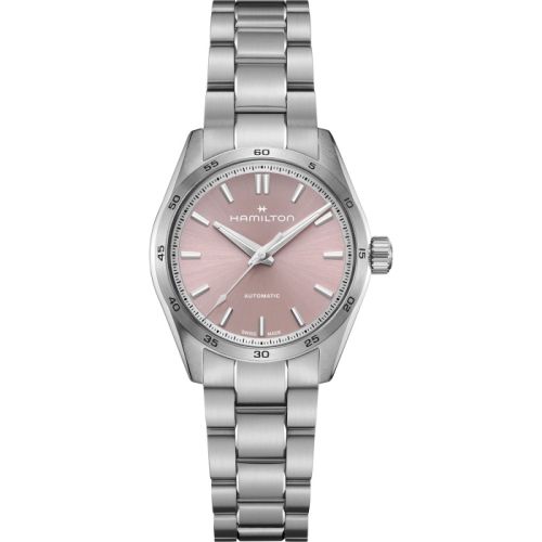 Hamilton Jazzmaster Performer Auto 34 Paslanmaz Çelik / Pembe / Bilezik, referans H36105171
