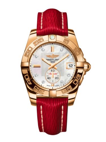 Breitling Galactic 36 Automatic Pembe Altın / Pearl Elmas / Sahara, referans H3733012.A725.214X