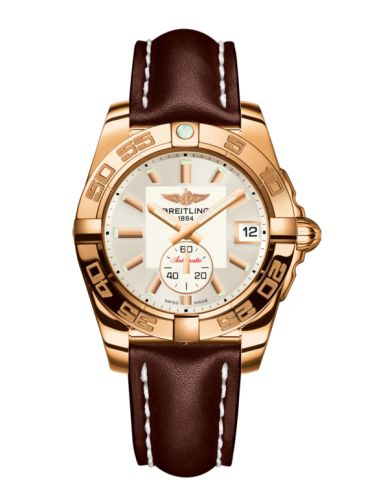 Breitling Galactic 36 Automatic Pembe Altın / Stratus Gümüş / Calf, referans H3733012.G714.416X