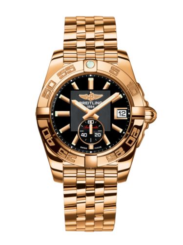 Breitling Galactic 36 Automatic Pembe Altın / Volcano Siyah / Bilezik, referans H3733012BA54376H