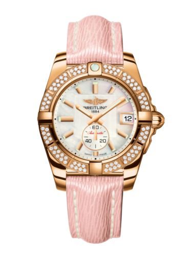 Breitling Galactic 36 Automatic Pembe Altın / Elmas / Pearl / Sahara, referans H3733053.A724.239X