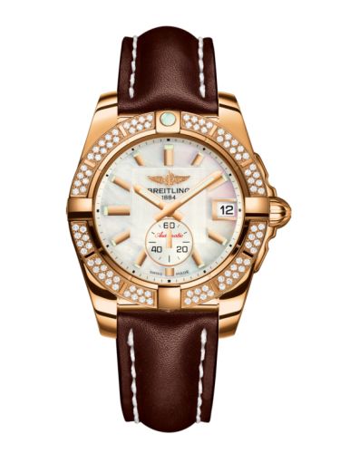 Breitling Galactic 36 Automatic Pembe Altın / Elmas / Pearl / Calf, referans H3733053.A724.416X