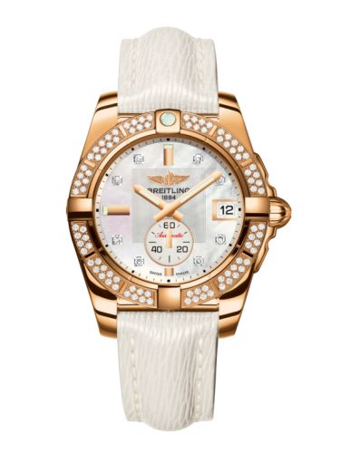 Breitling Galactic 36 Automatic Pembe Altın / Elmas / Pearl Elmas / Sahara, referans H3733053.A725.236X
