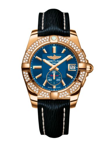 Breitling Galactic 36 Automatic Pembe Altın / Elmas / Gun Mavi / Sahara, referans H3733053.C831.215X