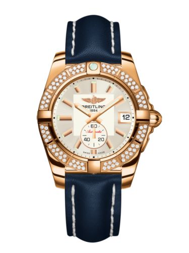 Breitling Galactic 36 Automatic Pembe Altın / Elmas / Stratus Gümüş / Calf, referans H3733053.G714.194X