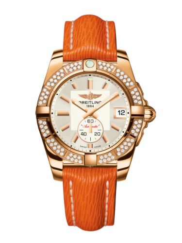 Breitling Galactic 36 Automatic Pembe Altın / Elmas / Stratus Gümüş / Sahara, referans H3733053.G714.217X